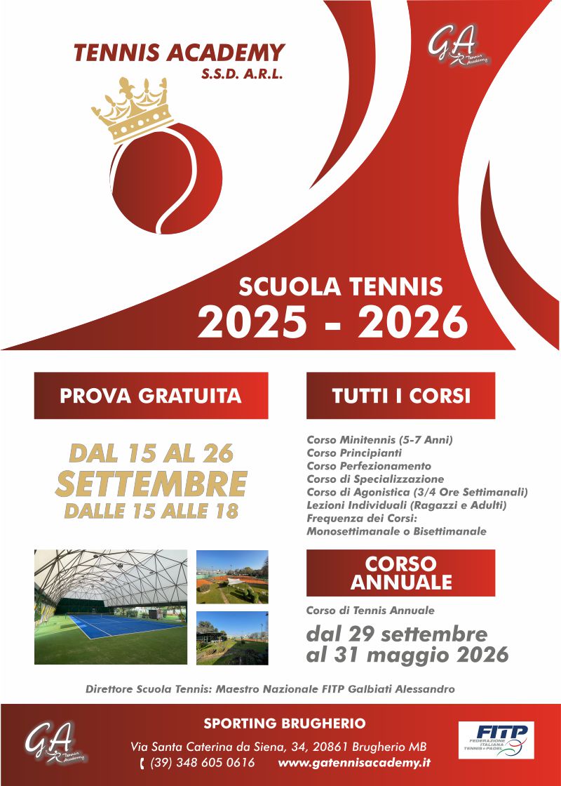 Iscrizione Scuola Tennis