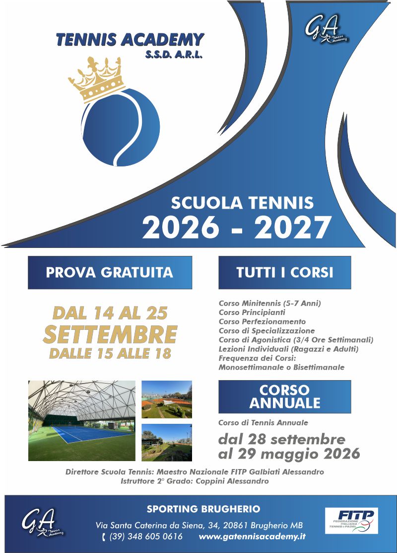 Scuola Tennis 2026